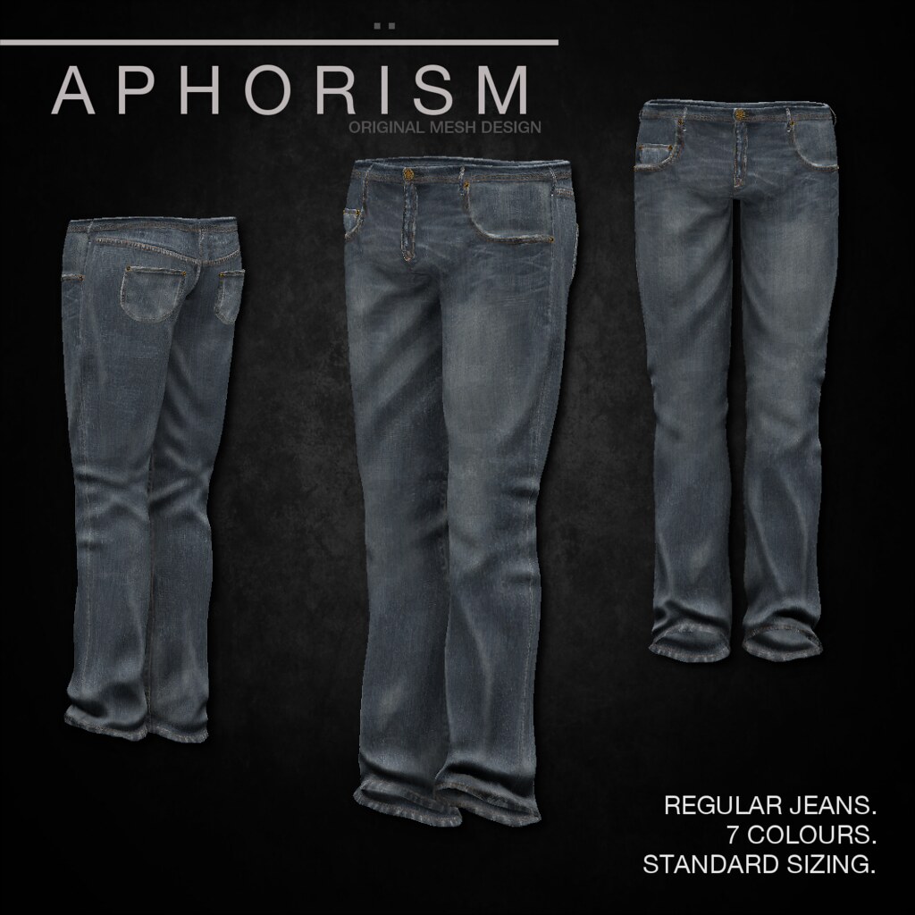 !APHORISM! Regular Jeans Faded | !APHORISM! Original Mesh Re… | Flickr