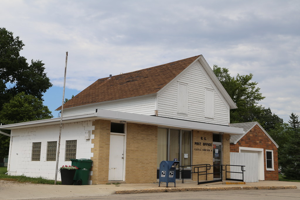 Fertile Iowa, Post Office, 50434, Worth County IA Google M… Flickr