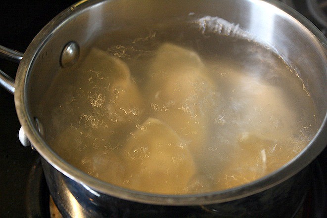 Homemade Chicken Wonton Soup
