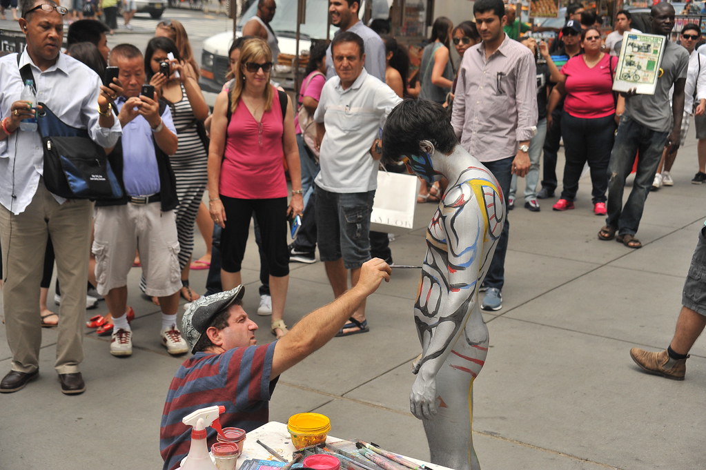 Body Painting In Manhattan Body Art By Andy Golub Flickr