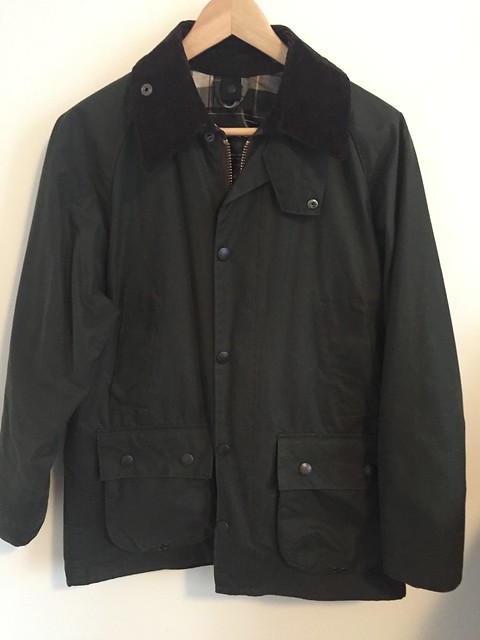 BARBOUR Bedale Sage 34 Waxed Cotton | Styleforum