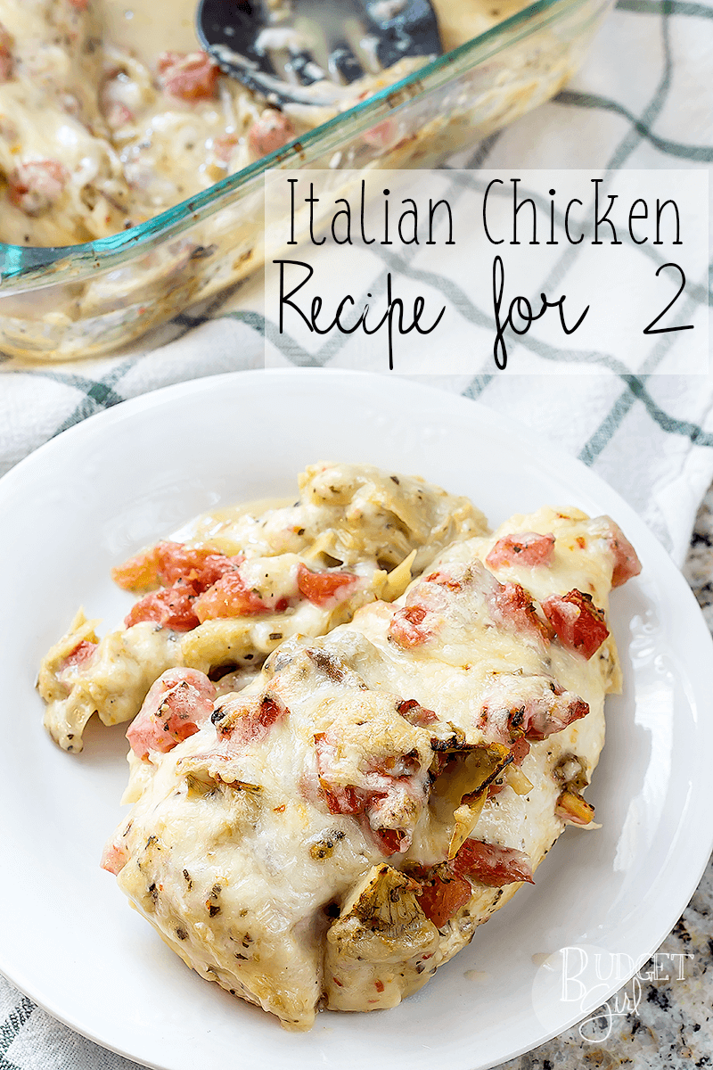 Italian Chicken Recipe for 2
