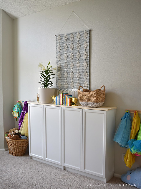 Cabinets in Playroom