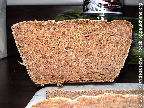 Bread with rye sourdough &  whole grain spelt 