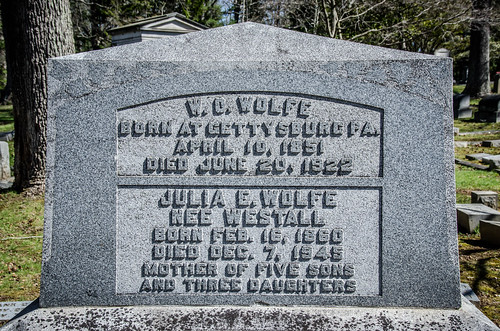 W O and Julia Wolfe Graves