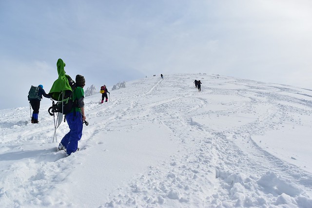 冬の守門岳　雪山登山