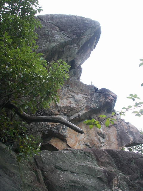 能勢七面山の岩神