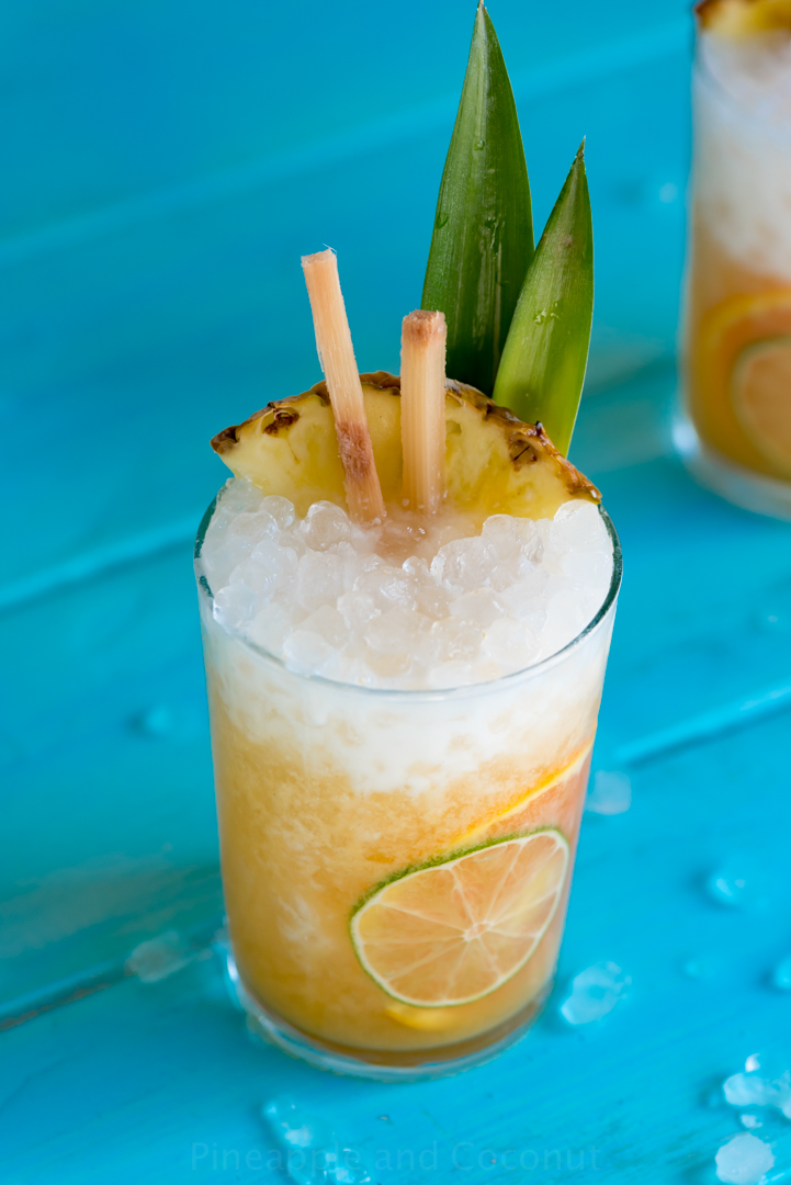 Island Dreamsicle Cocktail www.pineappleandcoconut.com