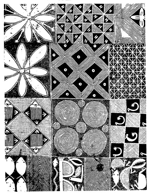 DOC55/6849 - Patterns on batik cloth from the Yoruba tribe… | Flickr ...