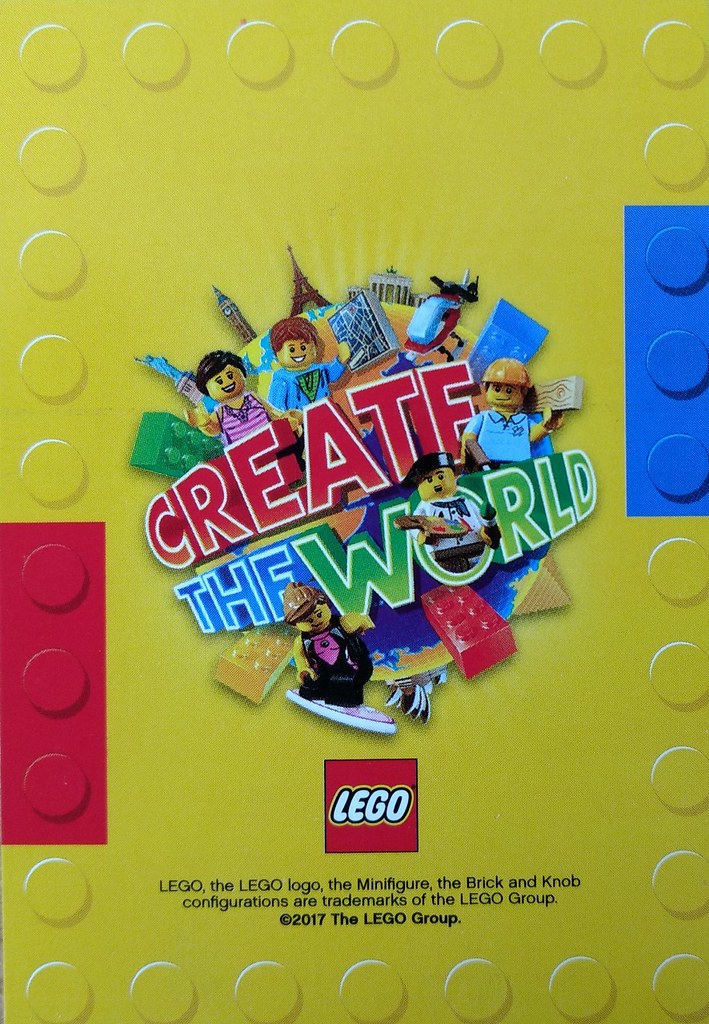 BRAND NEW FULL SET OF 140 CREATE THE WORLD LEGO CARDS 2017 SUPER FAST DELIVER 