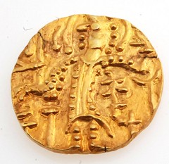 Late Kushan Period Gold Coin obverse