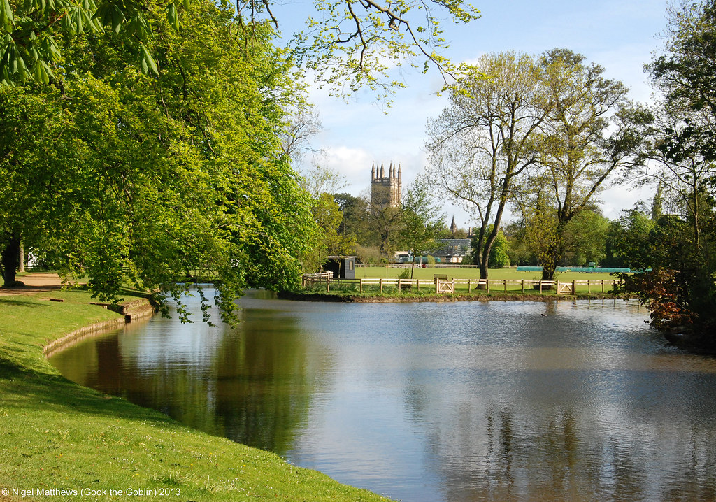River Cherwell, Oxford The River Cherwell passing through … Flickr