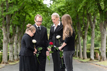 how not to cry at a funeral