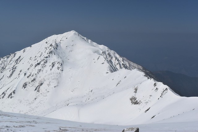 中央アルプス・雪の三ノ沢岳