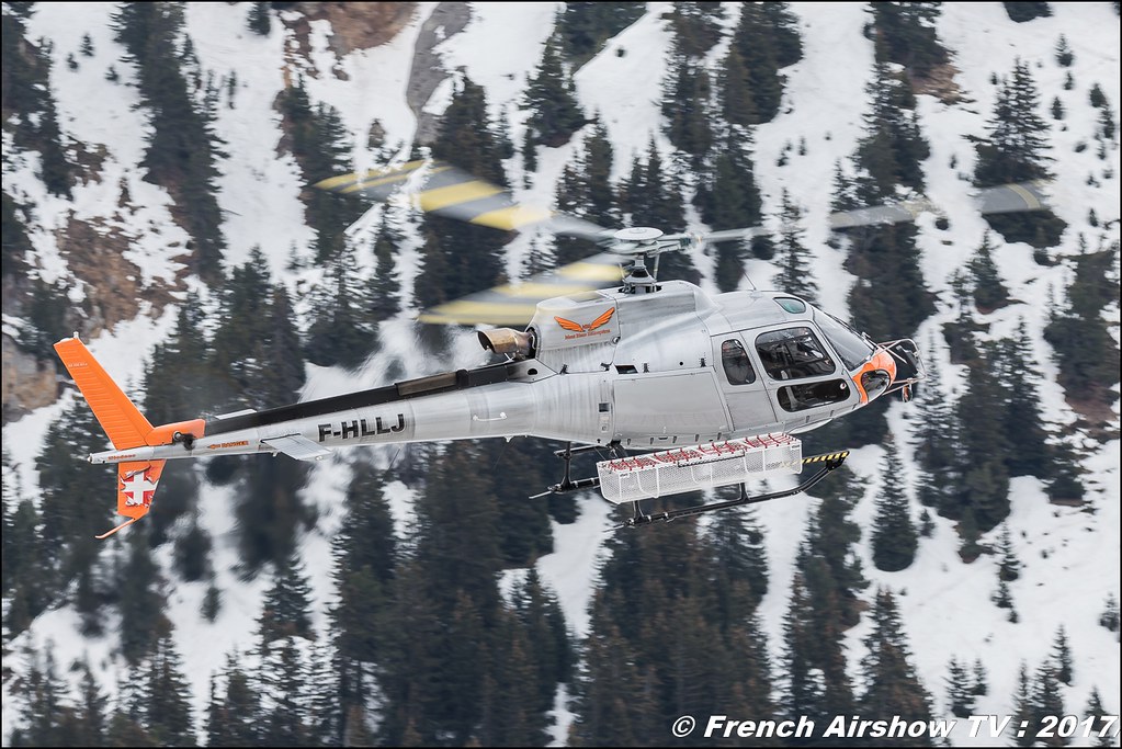 Airbus Helicopters H125 - F-HLLJ , CMBH - Chamonix Mont blanc Hélico , Fly Courchevel 2017 , Hélico 2017
