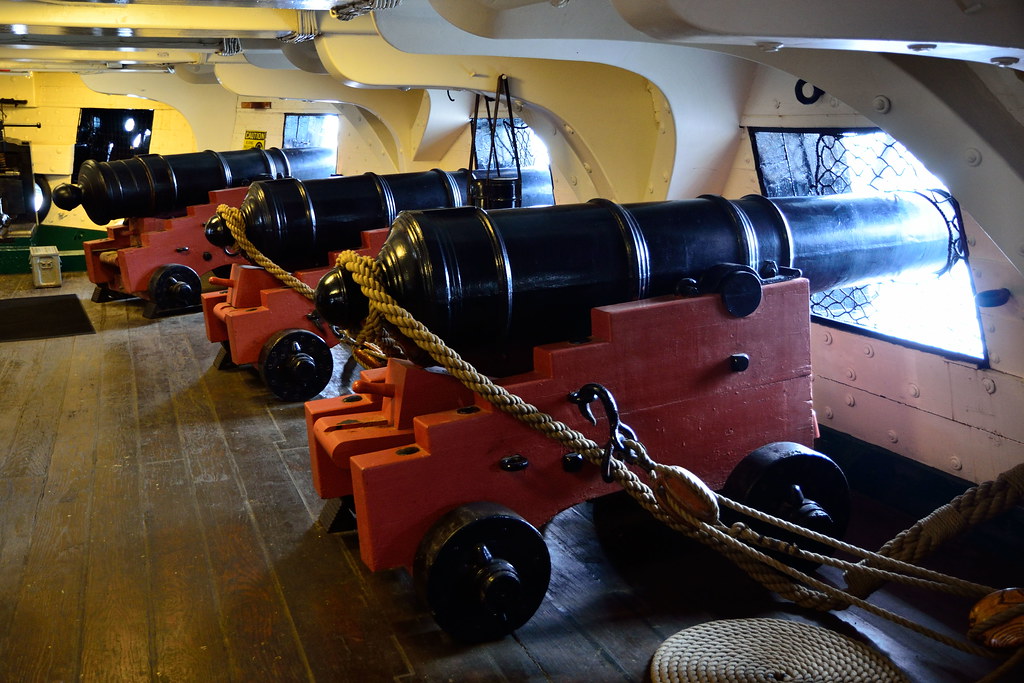 DSC_6440 | 24-pound long guns, gun deck, USS Constitution, C… | Flickr