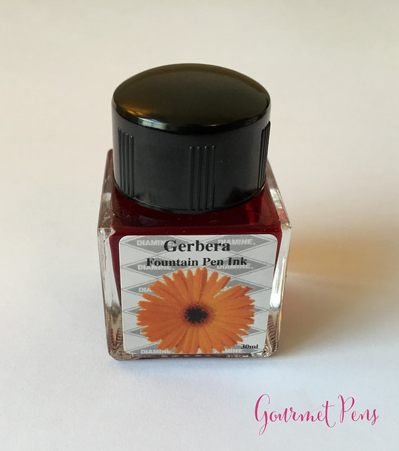 Ink Shot Review Diamine Flowers Gerbera @AppelboomLaren 8