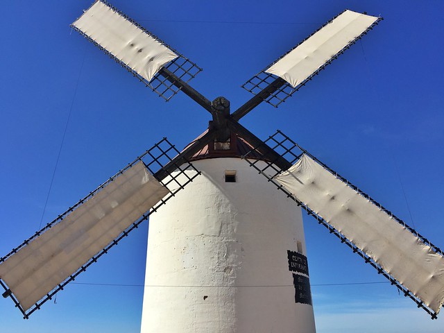 Molino de viento en La Mancha