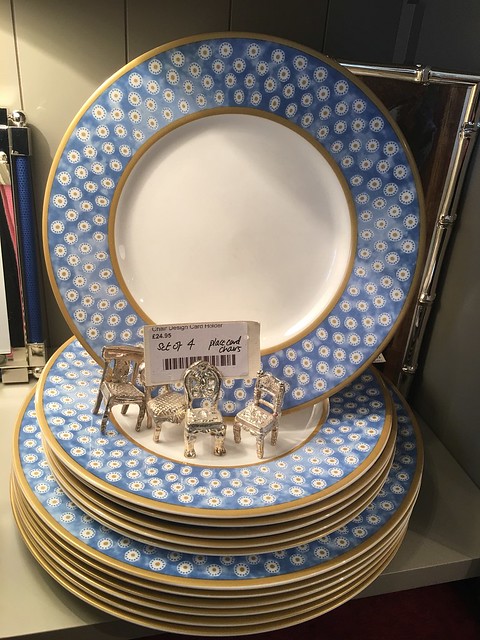 William yeoward blue plates