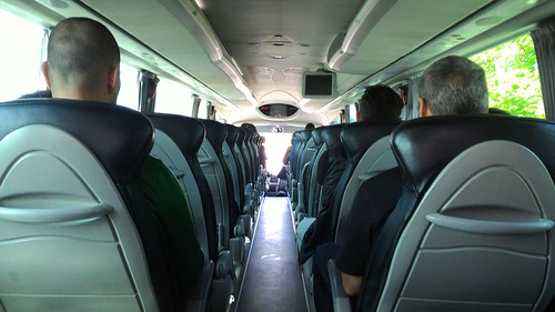 On the bus from Amarante to Porto, Portugal