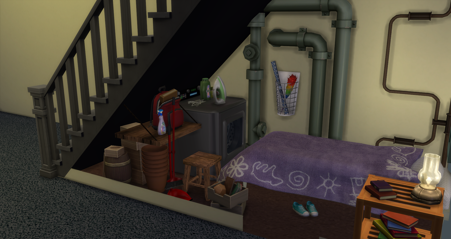 Harry Potter Esque Room Under The Stairs The Sims Forums