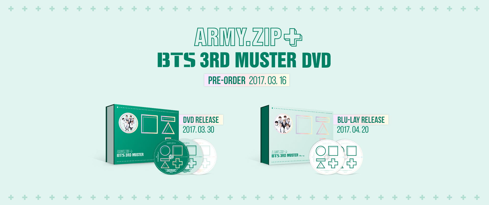 INFO] BTS 3RD MUSTER 'ARMY.ZIP+' DVD & Blu-Ray |