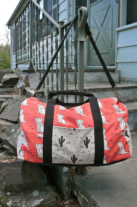 Sprout Patterns x Portside Duffel Bag | Ginger Makes
