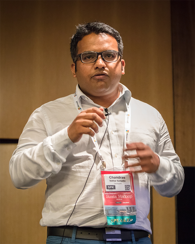 Chandra, who is a Senior Data Engineer at DataSpark, delved into the production architecture at DataSpark and how it worked through terabytes of spatial-temporal telco data each day in PaaS mode. He also showcased how DataSpark operated in SaaS mode.