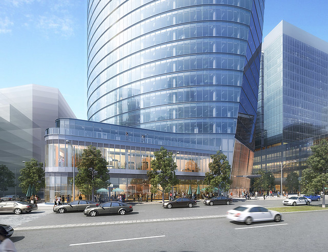 121-Seaport-Boulevard-Seaport-District-Office-Retail-Space-For-Lease-Development-Round-Eleptical-Building-Silver-Line-MBTA-Tunnel-South-Boston-Harbor-Waterfront-Skanska-USA-Building-Commercial-Development