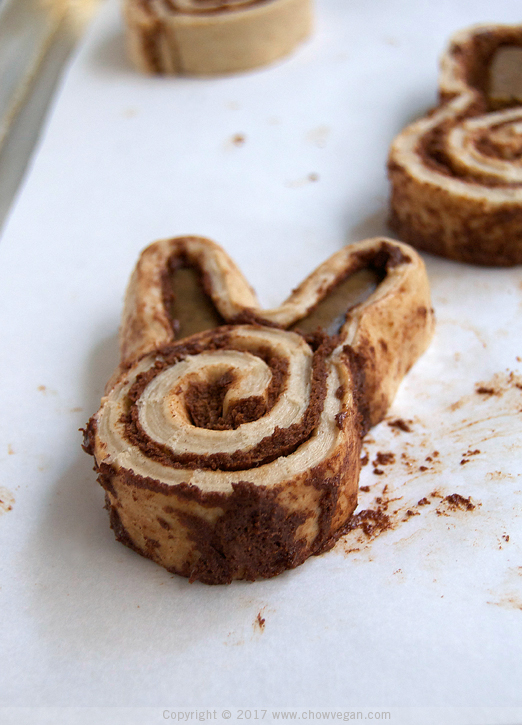 Ready to Bake Cinnamon Roll Bunny | Chow Vegan