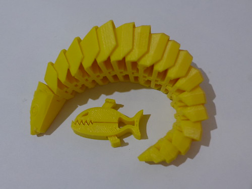 穿山甲與食人魚 3D 列印