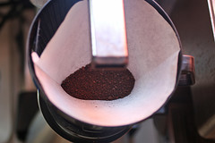 Chit's Coffee - Coffee Tasting drip coffee grounds