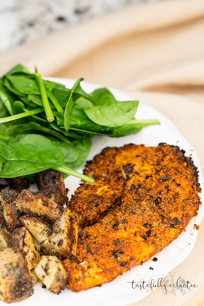 Easy and Savory Parmesan Crusted Tilapia