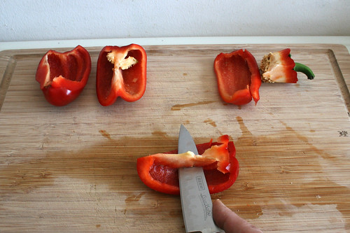 19 - Paprika entkernen / Decore bell pepper