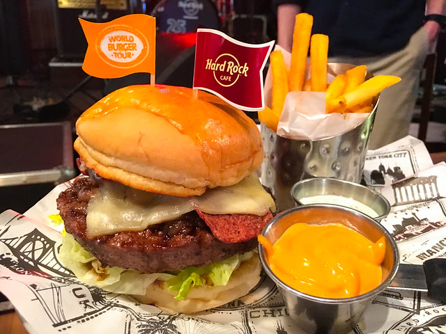 Hard Rock Cafe Kuala Lumpur - World Burger Tour - Colombian Plantain Burger (Colombia)