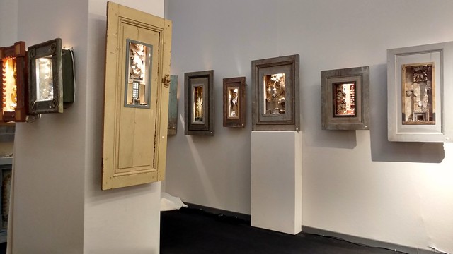 Peter Gabrielse's Box Art at Eurantica Art Fair, Mechelen.