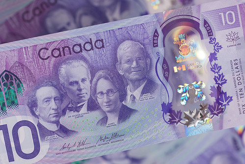 Canada 150 Commemorative $10 note – back