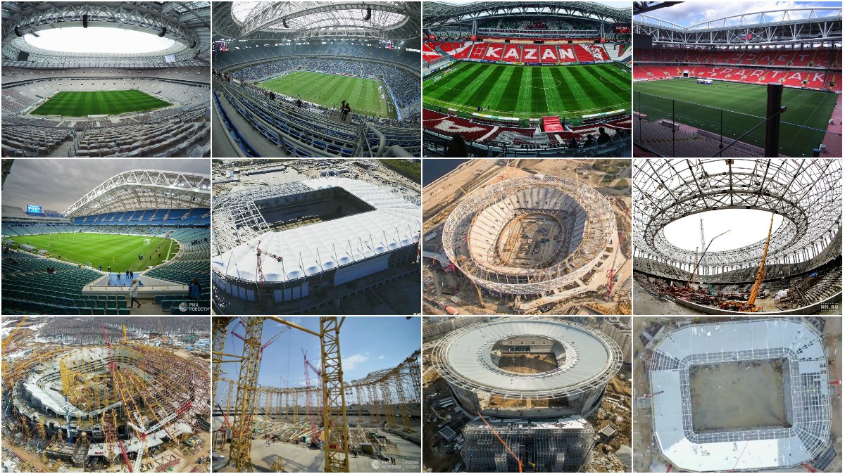 Футбол 2018 стадион. Стадионы России ЧМ 2018 по футболу. FIFA World Cup 2018 стадионы.
