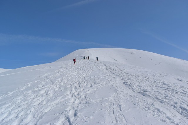冬の守門岳　雪山登山