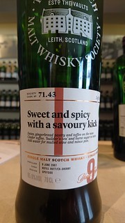 SMWS 71.43 - Sweet and spicy with a savoury kick