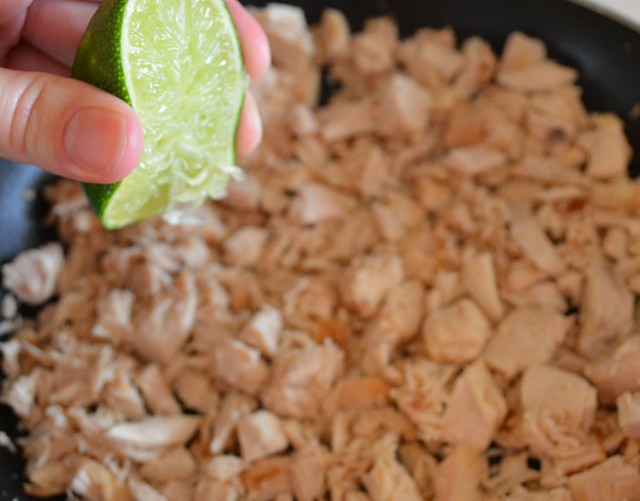 Lime Chicken Taco Meat