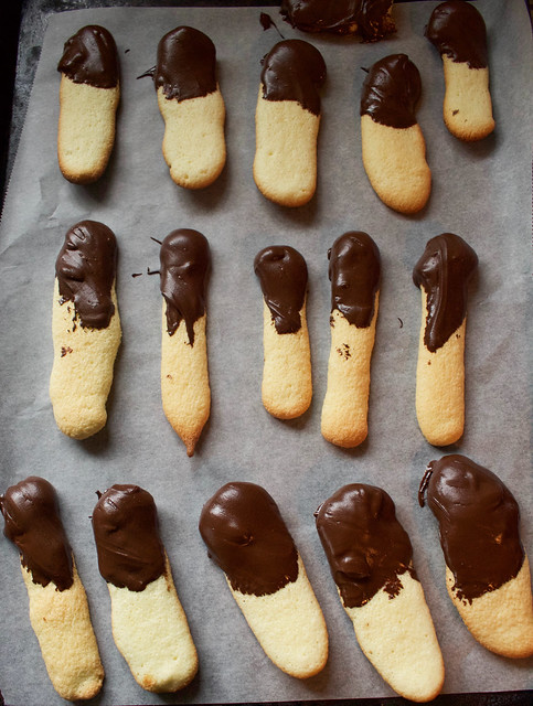 Anna Olson's Chocolate-Dipped Ladyfingers & Cookbook Review