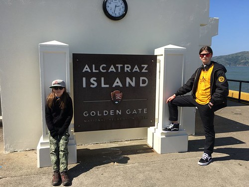 Sequoia and Nick at Alcatraz 2017