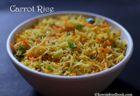 Carrot Rice Recipe