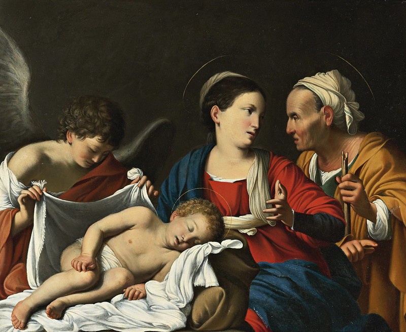 Carlo Saraceni - The Madonna and Child with Saint Anne