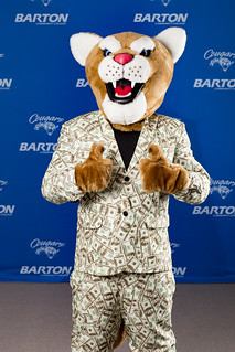 Bart in a money suit