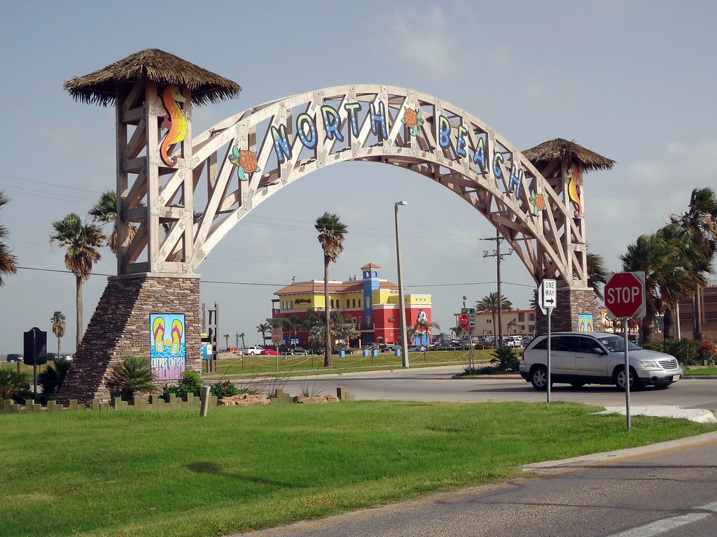 North Beach - Corpus Christi, Texas | This archway was ...