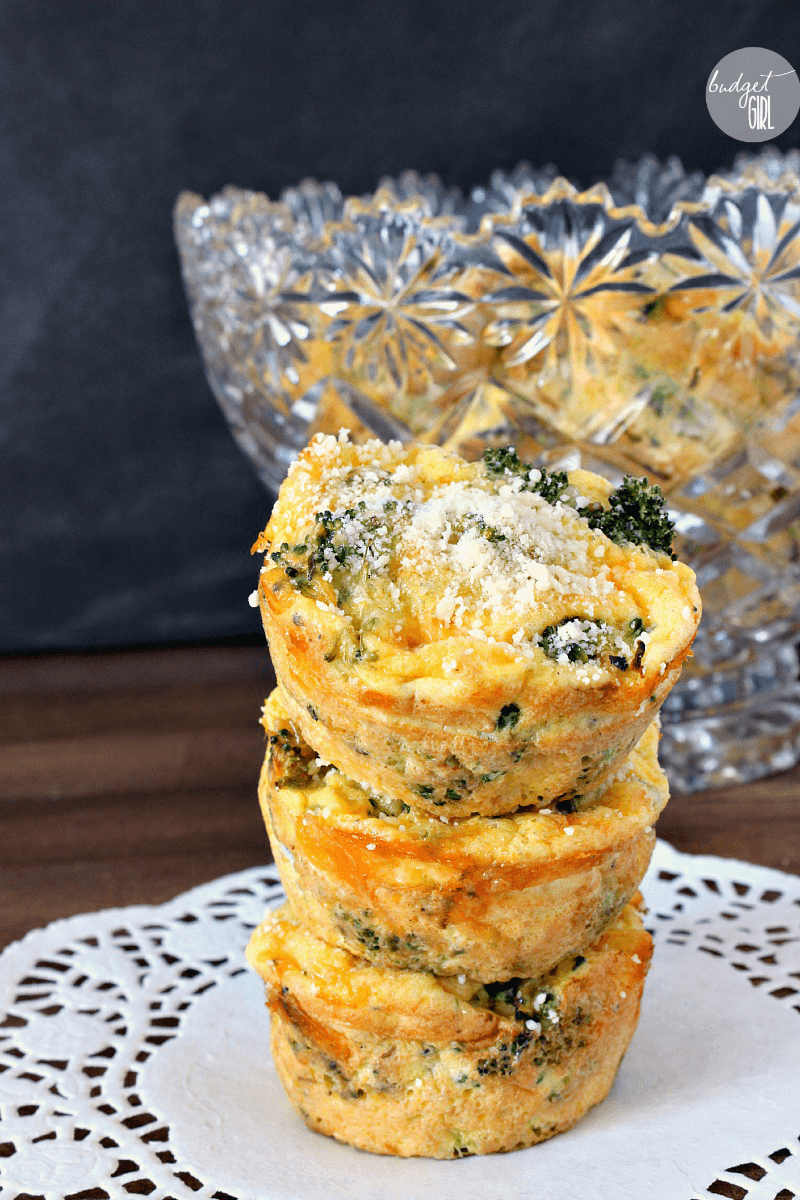 Broccoli and Cheese Egg Muffins Make-Ahead Breakfast