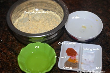 Ingredients for fafda