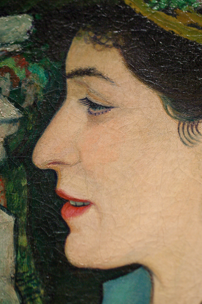 ... detail 3 from An Elegant Woman at the Elysee-Montmartre, 1888 by Louis Anquetin - 14587905351_d4998501df_b